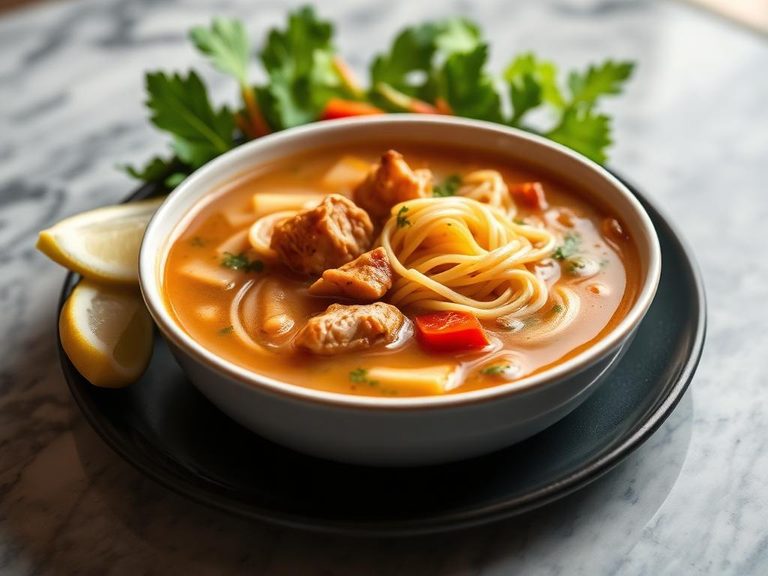 Sopa de Fideo with Chicken