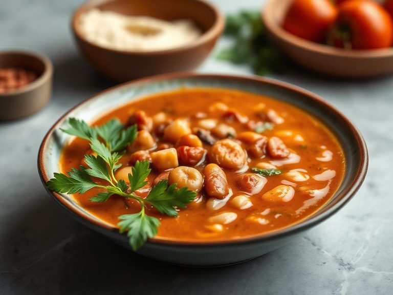 Sopa de frijoles