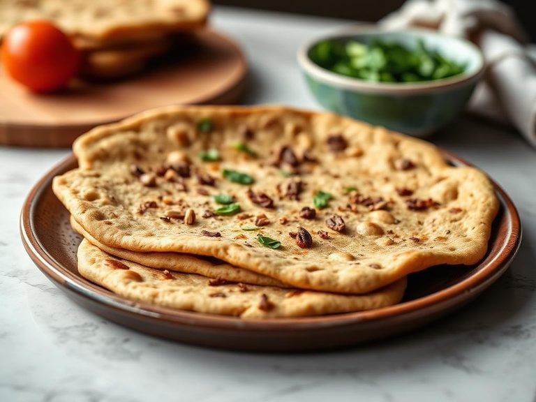 Sorghum Bran Flatbread