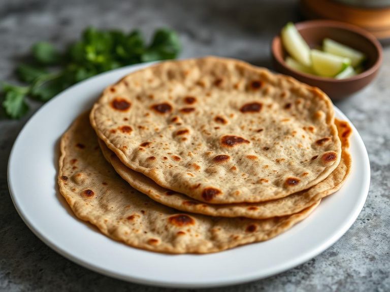 Sorghum Flatbread (Jowar Roti/Chapati)