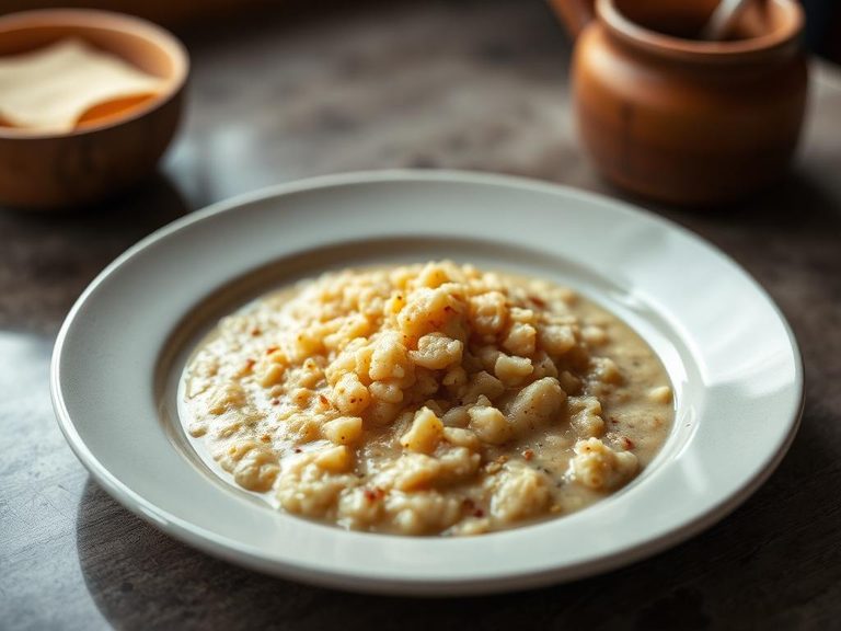 Sorghum porridge (African breakfast staple)