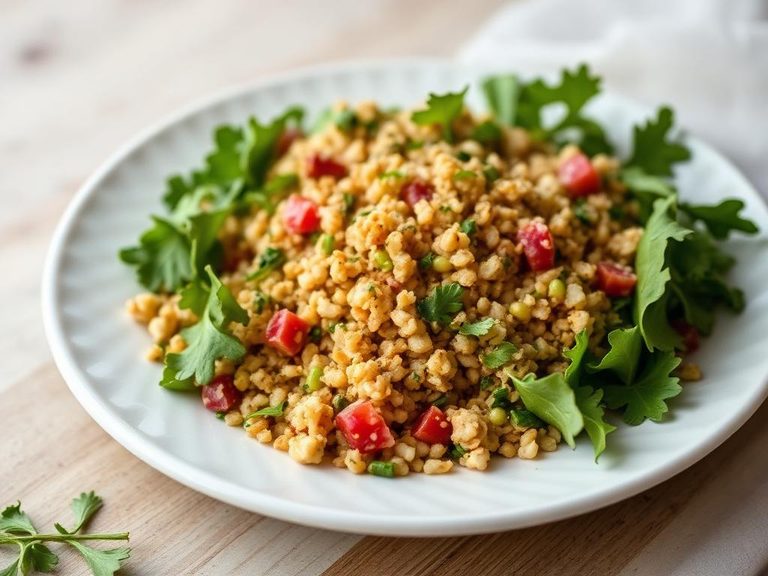 Sorghum Salad (a cold, grain-based salad with herbs and vinaigrette)
