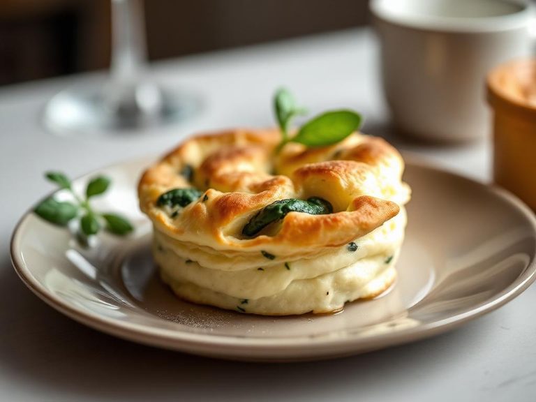 Soufflé with Spinach
