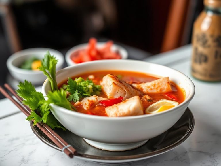 Sour and Spicy Fish Soup