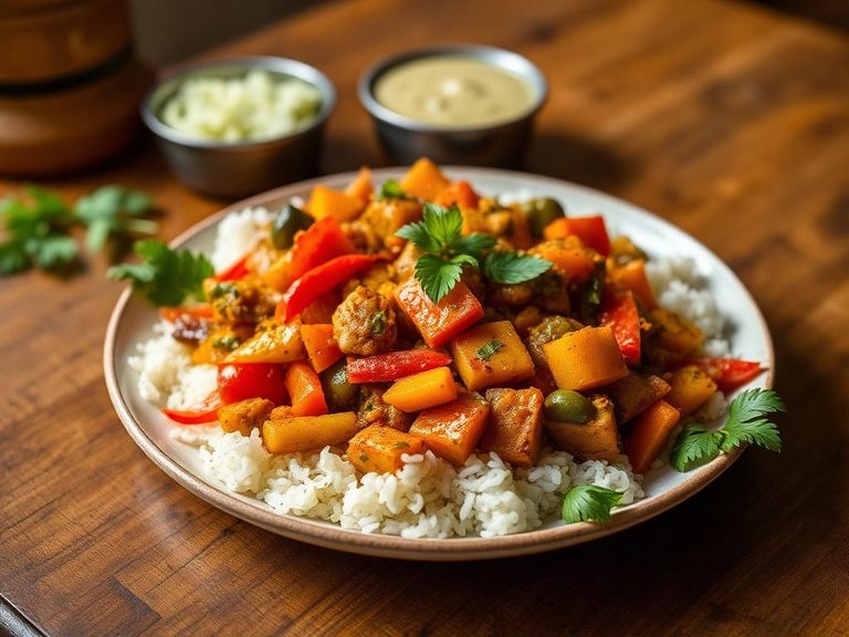 South Indian vegetable stir-fries (thoran)