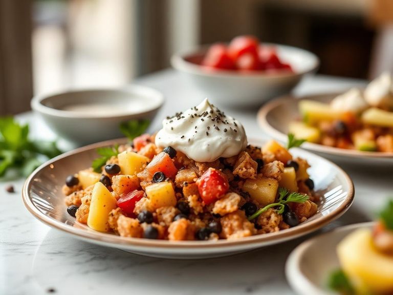 Southern Ambrosia with Sour Cream