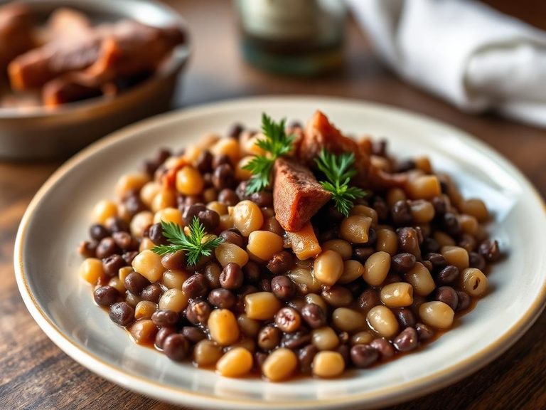 Southern Black-Eyed Peas with Ham Hock