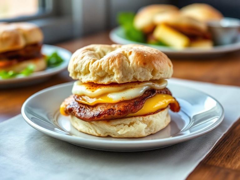 Southern Breakfast Biscuit Sandwich