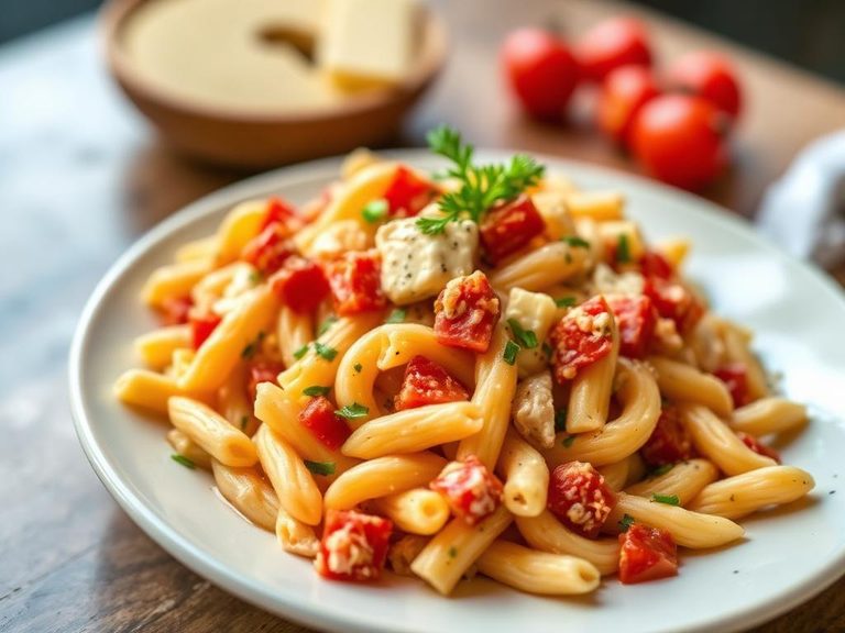 Southern Pimento Cheese Pasta Salad