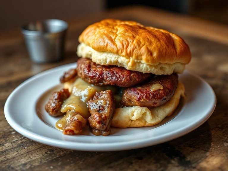 Southern Sausage Biscuit