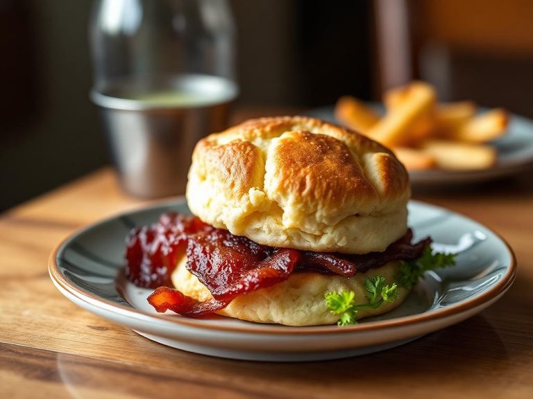 Southern-style Bacon Biscuit