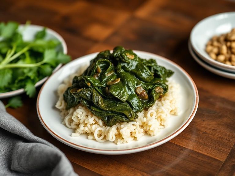 Southern-style braised collard greens