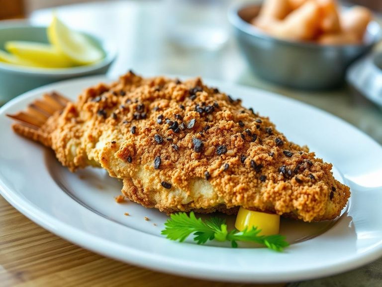 Southern-style Breaded Croaker