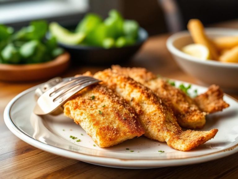 Southern-style fried bass fillets