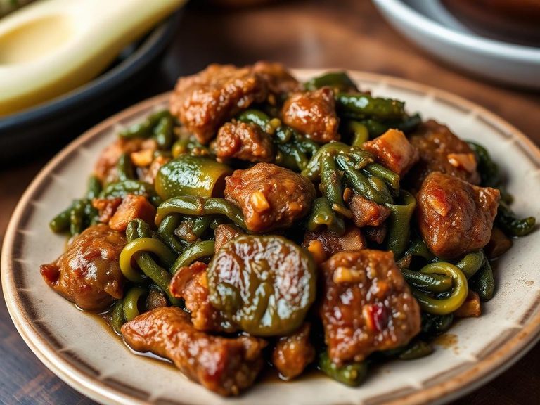 Southern-style greens (slow-cooked with smoked meat)