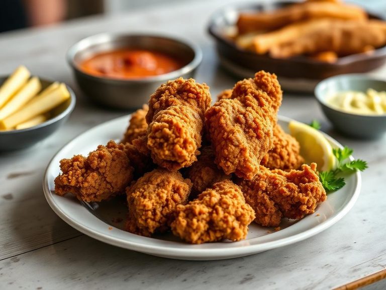 Southern US Fried Chicken (in lard)