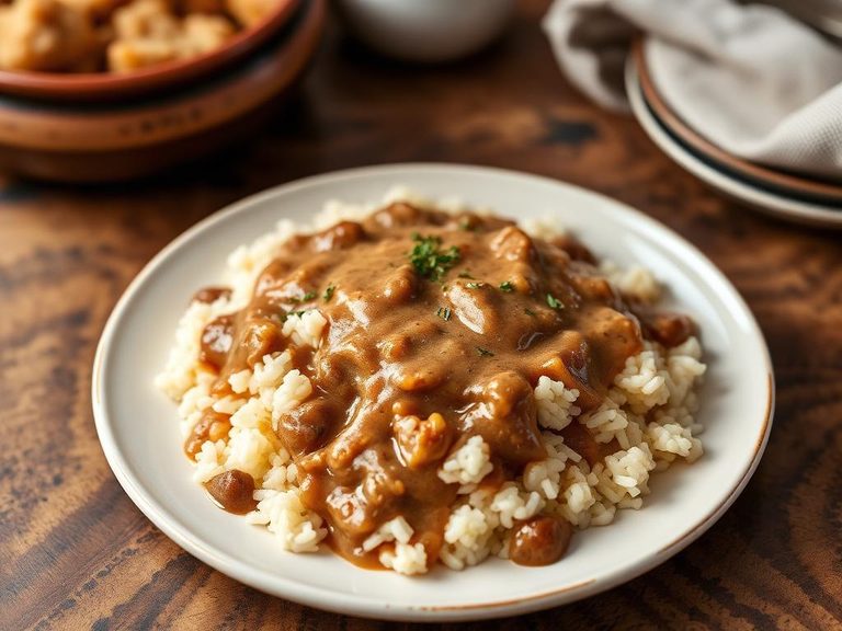Southern US Rice and Gravy