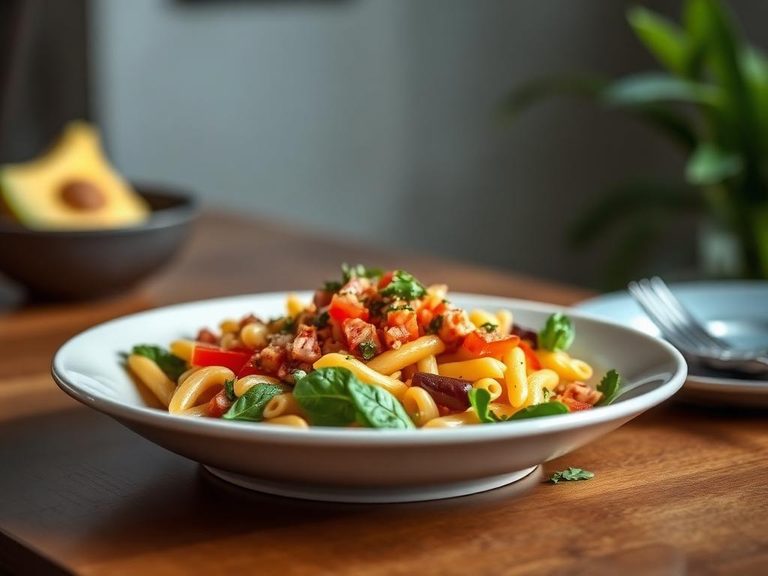 Southwestern Pasta Salad with Light Dressing