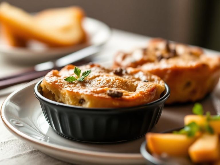 Soy Bread Pudding