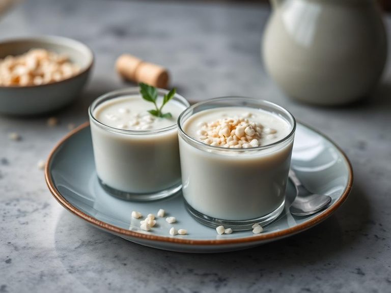 Soy milk (made by soaking and grinding the flour)