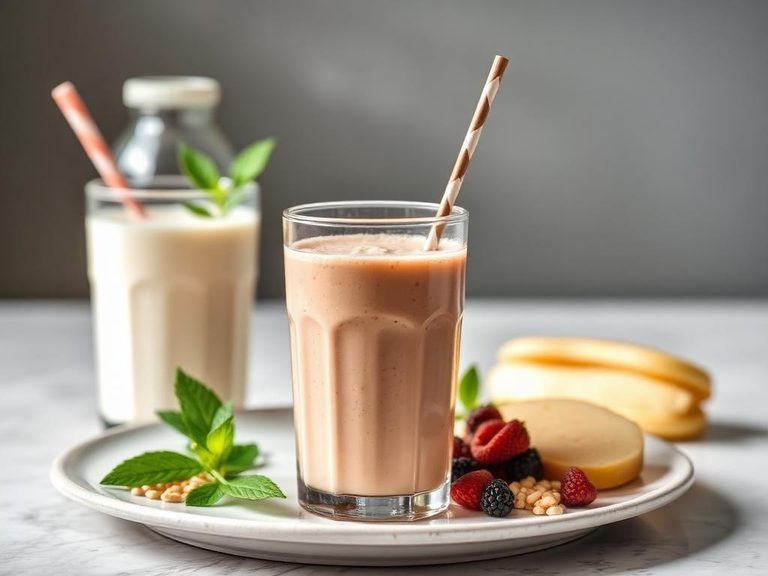 Soy protein isolate shakes