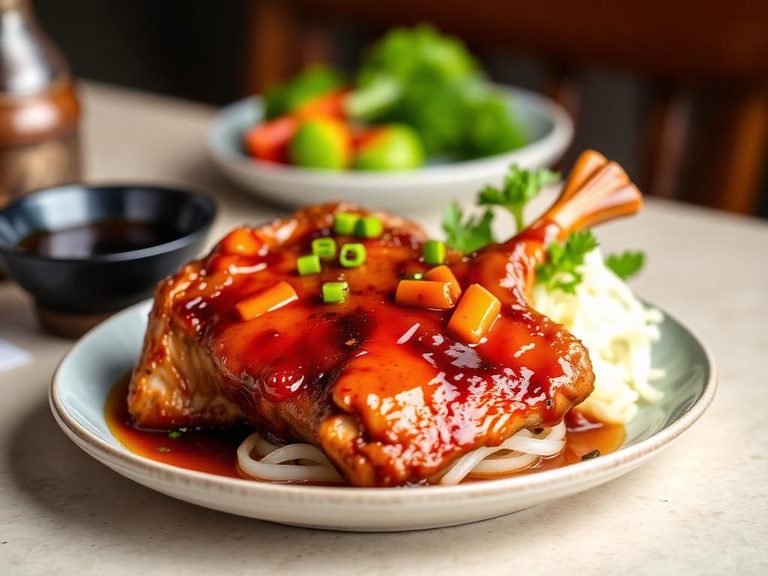 Soy Sauce Pork Chop (Hong Kong style)