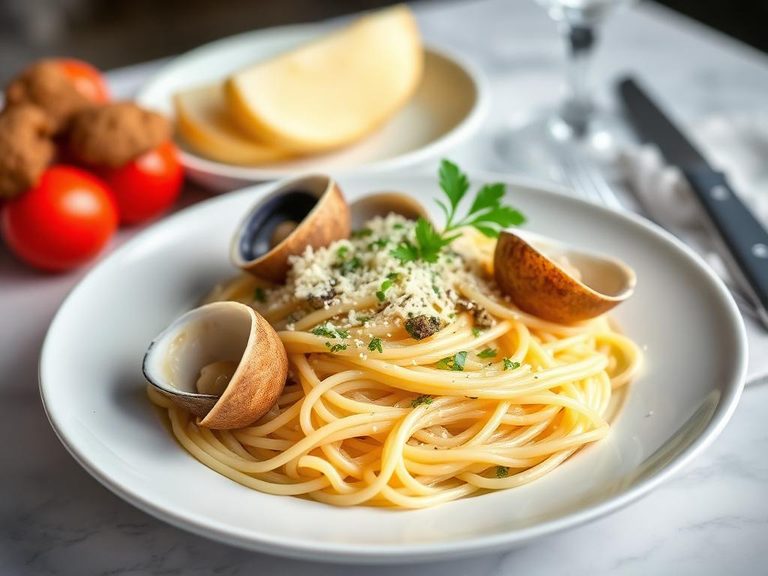 Spaghetti alle Vongole in Bianco