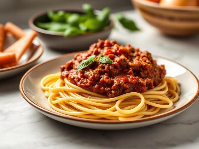 Spaghetti Bolognese (with meat sauce)