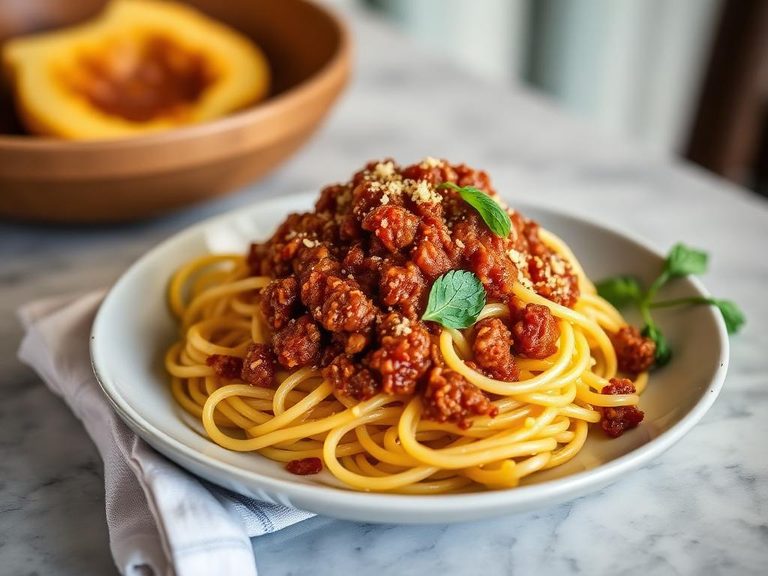 Spaghetti Squash Bolognese
