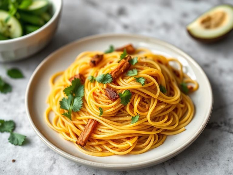 Spaghetti Squash 'Pad Thai' (an Asian-inspired stir-fry)