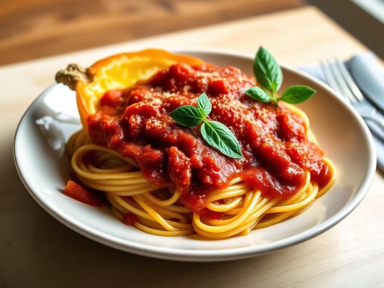 Spaghetti Squash with Marinara