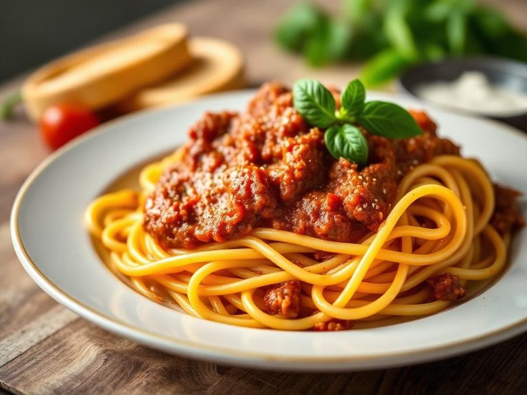Spaghetti with Bolognese sauce