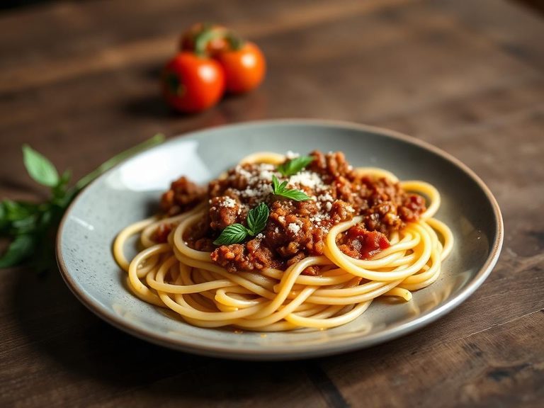 Spaghetti with Zinfandel-Tomato Meat Sauce