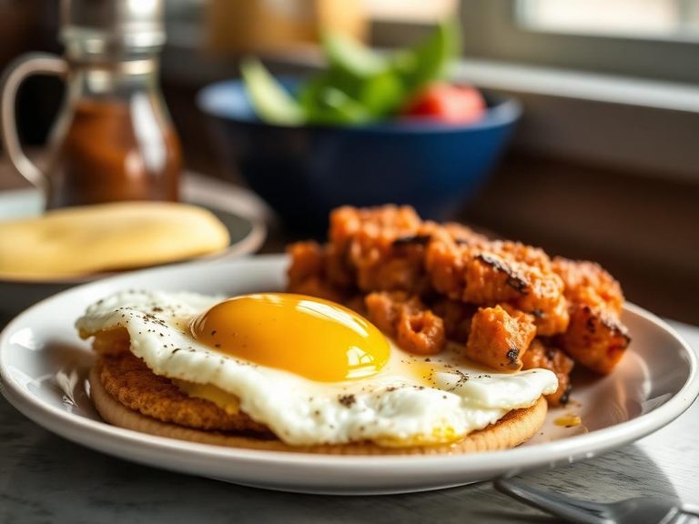 Spam and Eggs Breakfast