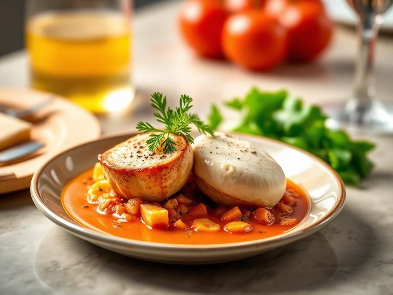 Spanish Conejo en Salmorejo