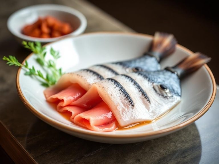 Spanish Mackerel Sashimi or Tataki