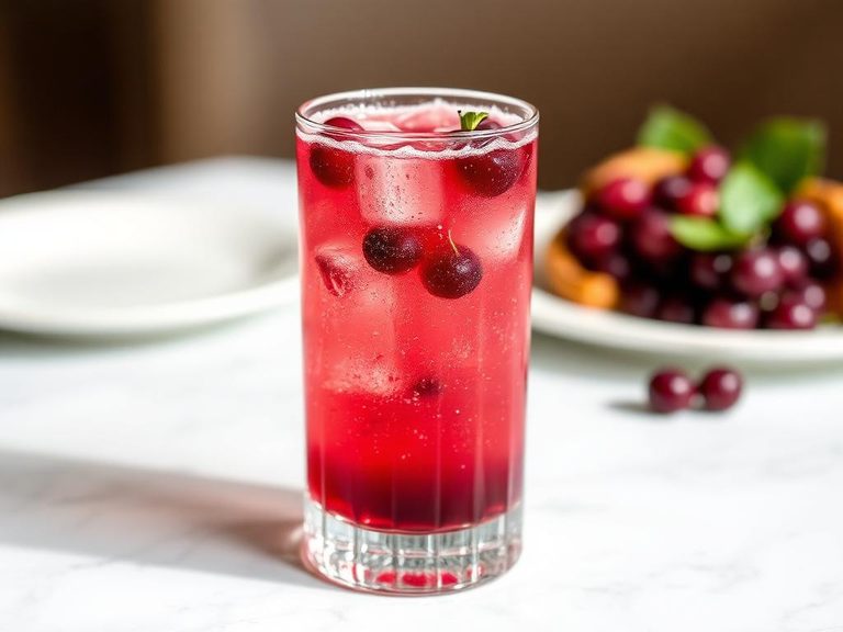 Sparkling Cranberry Grape Spritzer