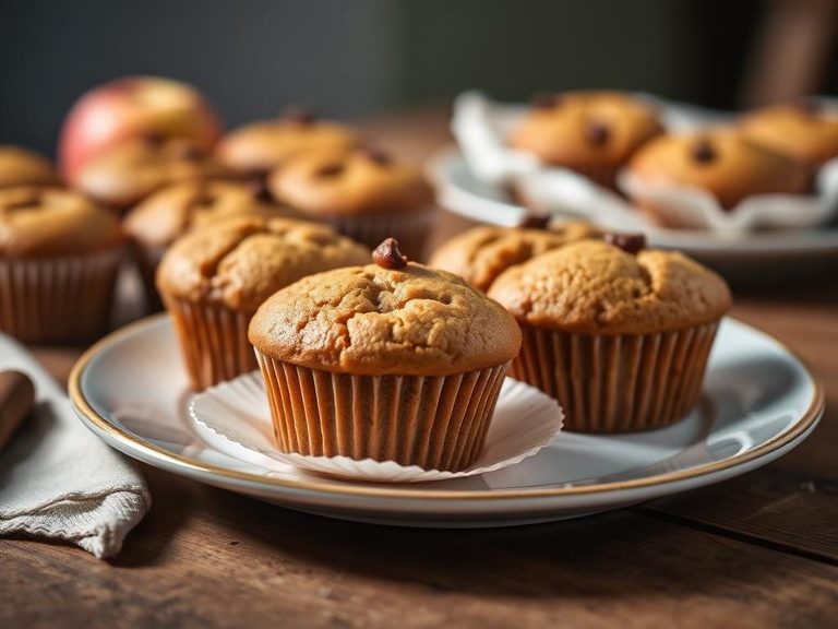 Spiced Applesauce Muffins