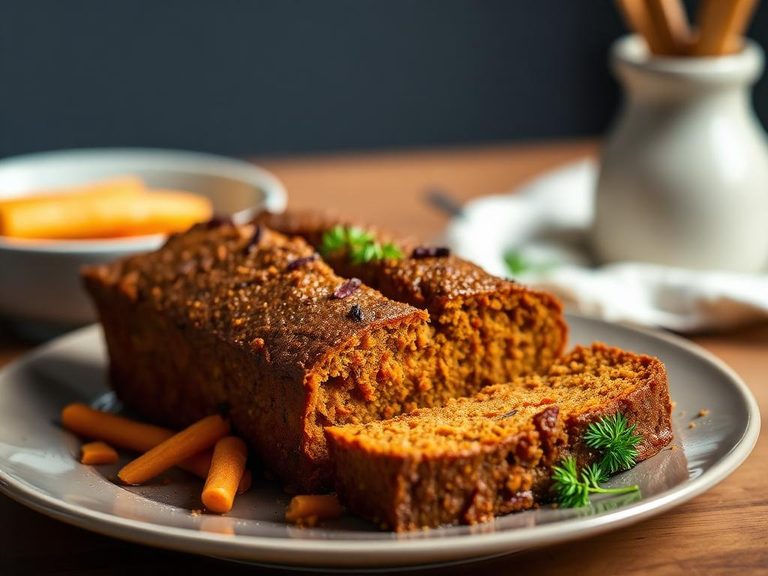 Spiced carrot loaf