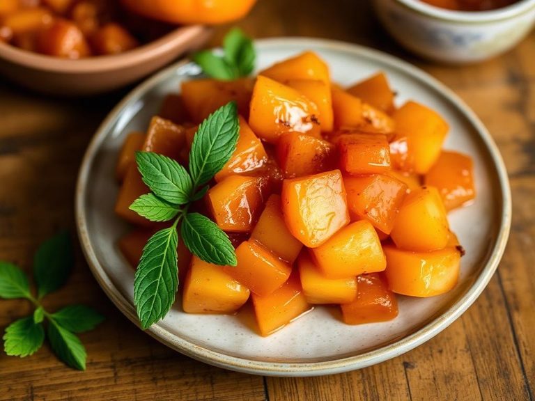 Spiced nectarine chutney