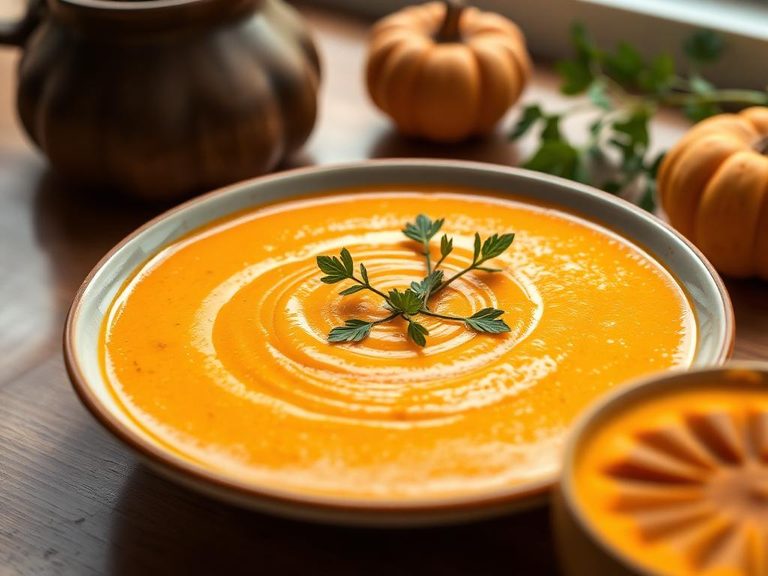 Spiced pumpkin soup