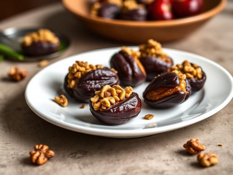Spiced Walnut-Stuffed Dates