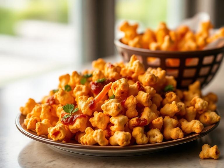 Spicy Chili Cheese Popcorn Chips