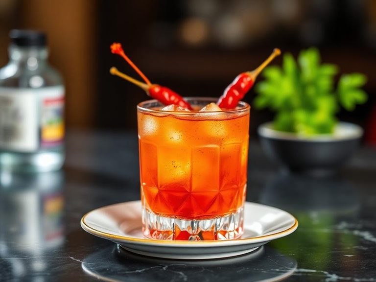 Spicy cocktail mixer