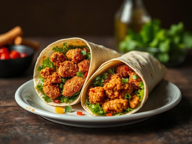 Spicy Crispy Chicken Wrap