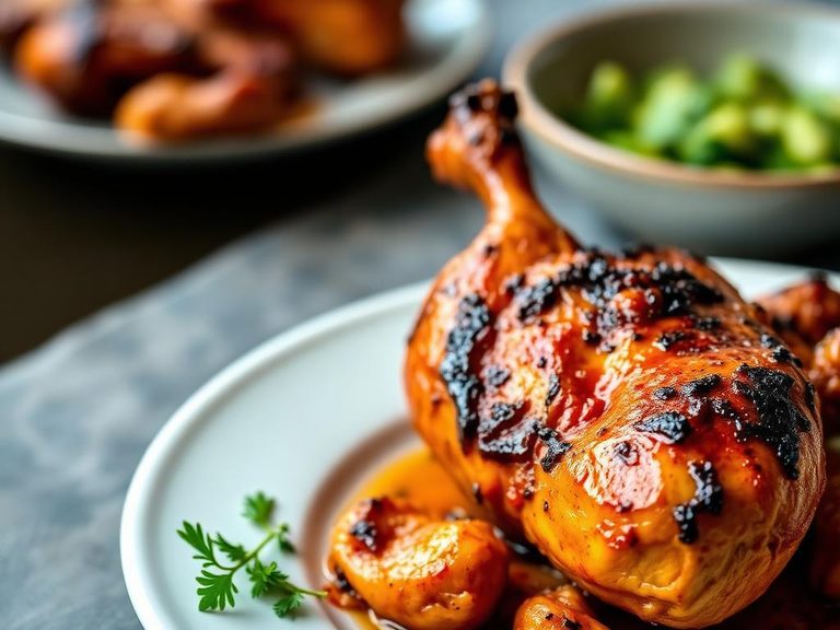 Spicy Grilled Cornish Game Hen