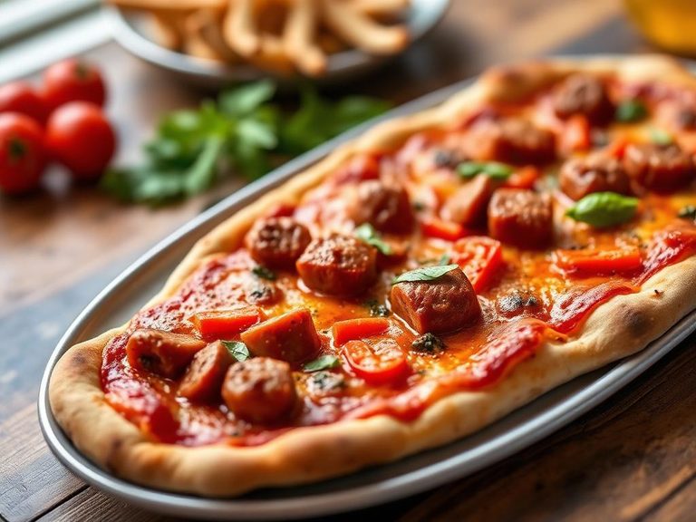 Spicy Italian Sausage Pizza