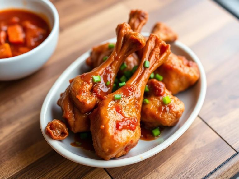 Spicy Korean Chicken Feet (Dakbal)