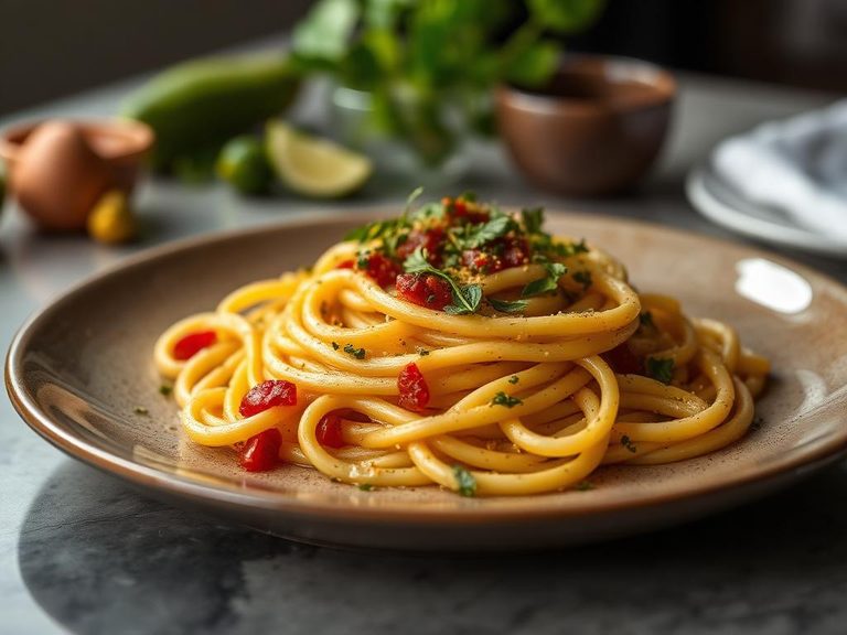 Spicy Pasta Aglio e Olio