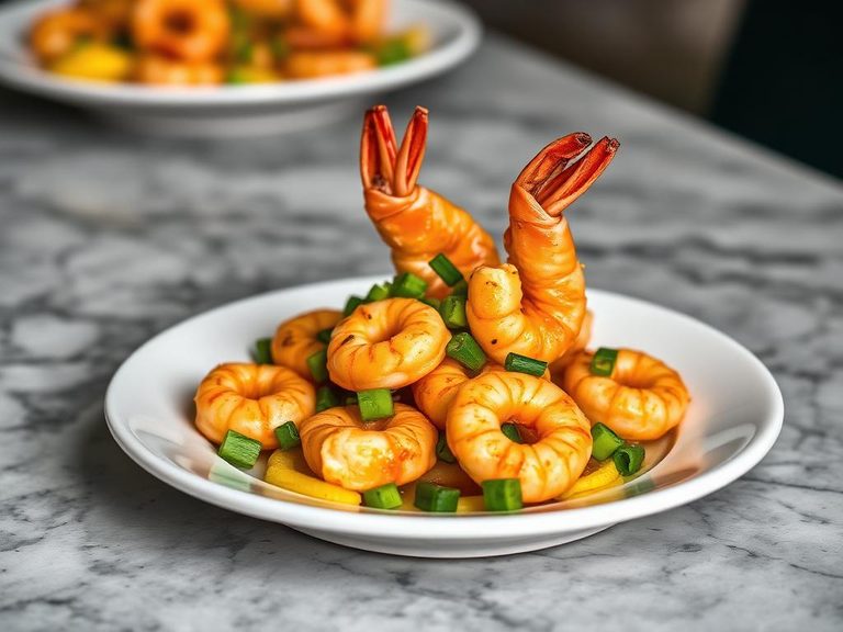 Spicy Peanut Shrimp